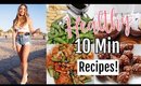 Healthy + Easy Vegan Recipes // My Go To Recipes to BOOST ENERGY!