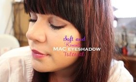 Soft and Romantic MAC eyeshadow tutorial!!!