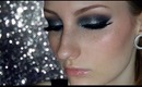 Metallic grey silver smokey eye look / Fall make-up tutorial / AW2013 trends inspired