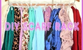 DIY SCARF RACK DISPLAY, ORGANIZER ✿ AprilAthena7