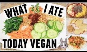 WHAT I ATE TODAY | Vegan Korean Bibimbap Recipe