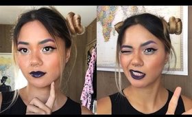Colorful Eyes and Eyebrows Makeup Tutorial