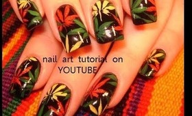 RASTA REGGAE DESIGN: robin moses nail art tutorial