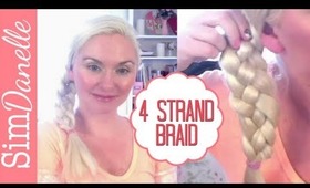 4 Strand Braid Hairstyle  | SimDanelleStyle