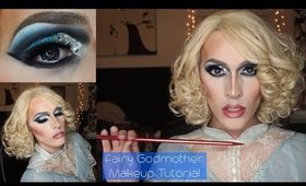 Cinderella 2015 Fairy Godmother Makeup Tutorial | Drag Queen Transformation