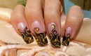 Gold and Black Red Carpet Nails Fit For the Oscars! Tutorial - ♥ MyDesigns4You ♥