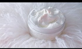 WHIPPED SHEA BUTTER | ALL NATURAL & GREAT FOR SKIN! | DIY