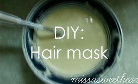 DIY Hair Mask for Dry/Damaged Hair