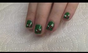 Holiday Holly Berry Nails!