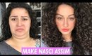 Maquiagem Cara de Sem Maquiagem - A Make Mais Fácil Que Já Fiz *_*