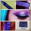 Glittery Purple Cat Eye