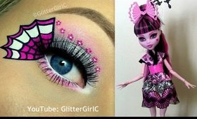 Monster High's Draculaura Exchange Doll Makeup Tutorial