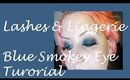 HeavenlyMakeUp | Lashes & Lingerie: Dark Blue Smokey Eye Tutorial