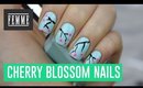 Tutorial Cherry Blossom Nail Art - FEMME