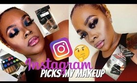 I LET INSTAGRAM PICK MY MAKEUP | FALL GRUNGE GLAM MAKEUP