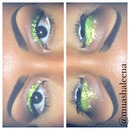 Lime Green Glitter Machine