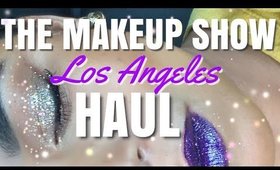 HAUL LOTTA MAKEUP | WHAT'S IN THE MAKEUP SHOW LOS ANGELES 2018 PRESS MAKEUP BAG || MelissaQ