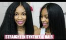 How to Straighten Synthetic Hair