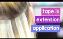 Tape In Hair Extensions - Application | Instant Beauty ♡
