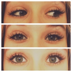 i got these lashes from Ulta Beauty, they are plum colored. (you can't really tell) they are awesome and cute! 😊👍