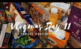 VLOGMAS 2016 DAY 11: Target Grocery Haul | Chelsea Pearl