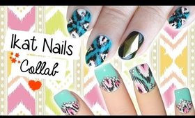 Ikat Nails! | Collab with maenaildesigns