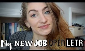 MY NEW JOB | OPENLETR