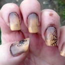 Halloween-ZOMBIE nails,