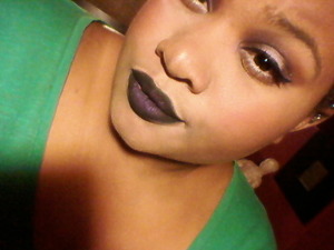 Dark Lips & Purple Eyes By Me