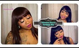 Bohemian Natural Hotness W Bangs UNDER $20!!! @ sistawig.com | #SamoreLoveTV