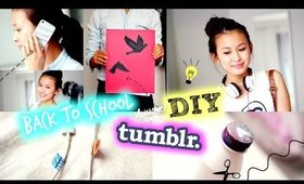 Back To School Tumblr Inspired DIY's! / School Supplies & Accesoaries