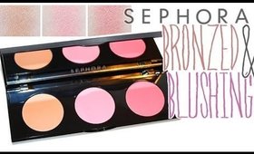 Review & Swatches: SEPHORA Bronzed and Blushing Face Palette