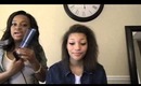 Natural Hair blowout tutorial