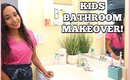 KIDS BATHROOM MAKEOVER! | Kym Yvonne