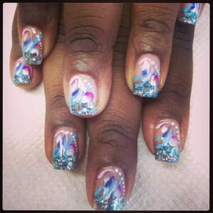 Nails by Crystal my fabulous nail technician