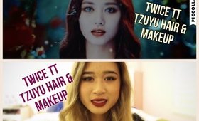 Makeup/ Hair Tutorial: TWICE Tzuyu TT Inspired Vampire Makeup and Hair