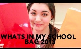 What's in My School Bag? 2013