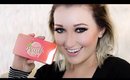 NEW Too Faced Sweet Peach GLOW Palette- Try-On & First look [SPARKMAS Day 3]