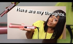 Kipozi Beauty Flat Iron Review! Silk Press Vs Flat Iron