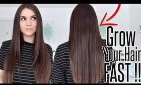 How To REALLY Grow LONG HAIR FAST & NATURALLY!