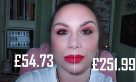 Luxury vs. Drugstore Make-Up | Half Face High End, Half Face High Street | Dupes