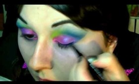 80's Pop Eye Tutorial Glama Girl Cosmetics