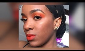 Bold Orange & Gold Makeup Tutorial | Shari Sweet