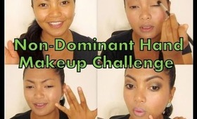 Non-Dominant Hand Makeup Challenge Tag