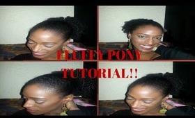 Fluffy Ponytail Tutorial - TotalDivaRea
