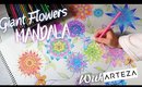 HUGE MANDALA with ARTEZA (Pencils & Pens) Try with you!