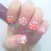 Cute polka dot nails