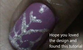 Butterfly inspired abstract - easy nail designs for short nails- and nail art tutorial