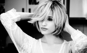"Glee" Star Dianna Agron Re-Styles Her Sassy A-Line Bob