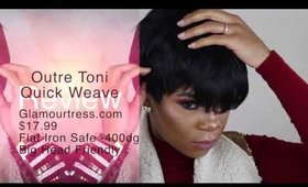 Outre Toni Quick Weave | GlamourTress | Wig Review